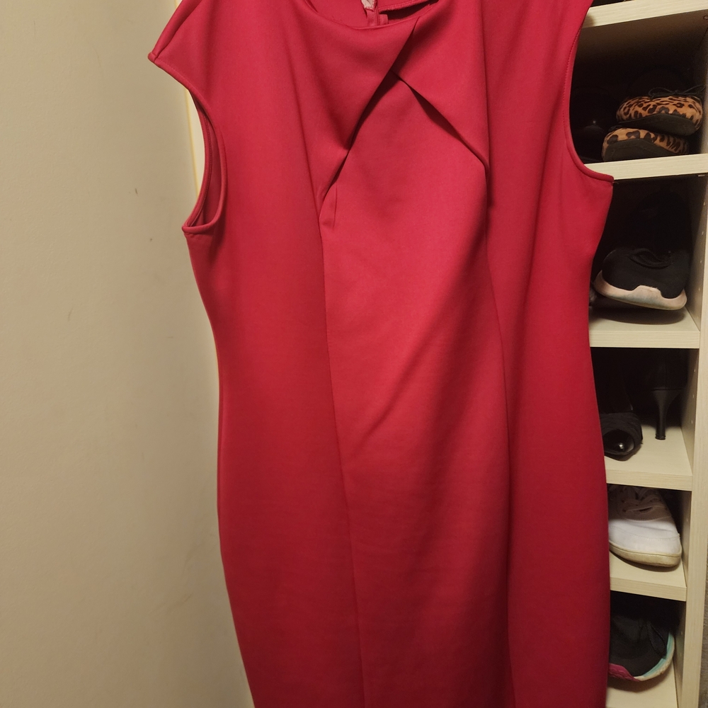 New York & Company Bold Pink Mini Dress